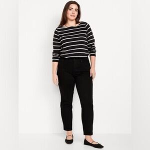 High-Waisted OG Straight Ankle Jeans